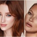 Charlotte Tilbury Beautiful Skin Foundation, on actress Phoebe Dynevor (right) and model Kate Moss (left)