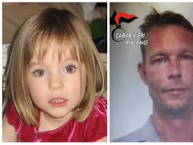  Madeleine McCann (left) went missing in 2007. Christian Brueckner (right) is the prime suspect in the case.
