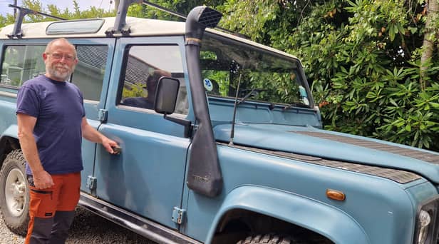 Stephen Murgatroyd’s Defender was recovered but many owners are not so lucky (Photo: NFU Mutual)