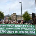 Thousands have rallied on the streets around the country to protest the cost of living-crisis.