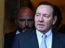 Actor Kevin Spacey leaves the US District Courthouse on October 06, 2022 in New York City. (Photo by Alexi J. Rosenfeld/Getty Images)