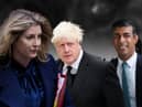 Boris Johnson (centre) is plotting an extraordinary comeback as prime minister but faces competition from Penny Mordaunt (left) and Rishi Sunak (right)