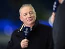 Former Rangers and Scotland striker Ally McCoist on BT television punditry duty