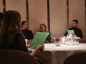 A group of 14 climate crisis activists from Animal Rebellion occupied the restaurant in London’s Chelsea on Saturday evening, wheret they held mock menus outlining demands for a ‘plant-based future’.