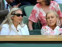 Czech’s former tennis player Martina Navratilova (R) has received a double cancer diagnosis