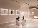 Art gallery pictured in the $40 million luxury underground bunker.