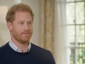 Prince Harry has been accused of backtracking after insisting he and Meghan Markle did not label the royal family racist (Photo: ITV)