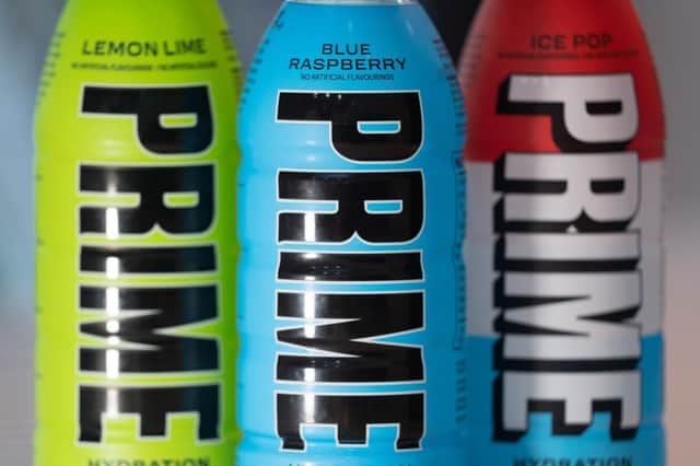 A corner shop has got into hot water after selling Prime Energy drinks for ÂŁ100 a bottle