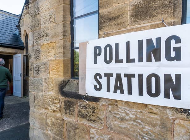 <p>A view of a polling station. For the first time, people from across the country will need to show photographic ID to vote at this year’s local elections. Picture by  James Hardisty</p>