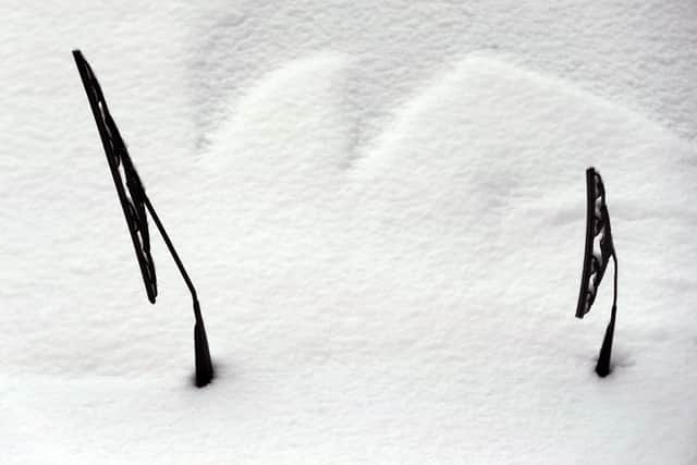 Windscreen wipers are prone to getting frozen