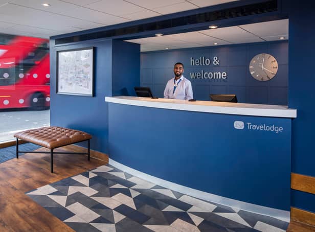<p>A new budget-luxe reception at Travelodge (Photo: Travelodge)</p>