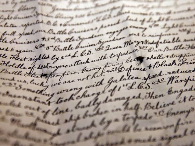 A letter (not pictured) posted in 1916 have reached its london destination more than 100 years later. 