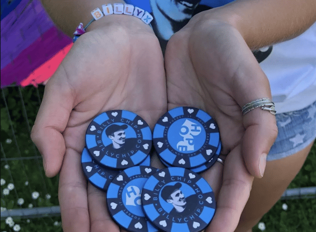 <p>The blue Billy Chips that will be available at participating Central Co-op stores - Credit: Billy Chip</p>