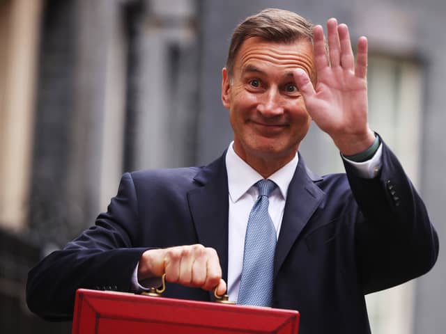 Chancellor Jeremy Hunt addressed the House of Commons with his Spring Budget 2023 on Wednesday - Credit: Getty Images