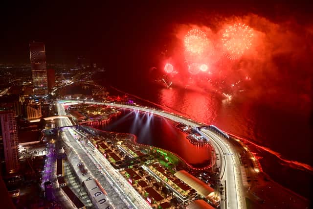 Weather for the Saudi Arabian Grand Prix is expected to be hot but windy