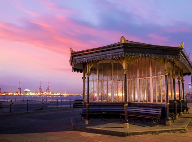 New Brighton’s promenade miles of amazing views, as well as a lovely beach and the UK’s longest promenade