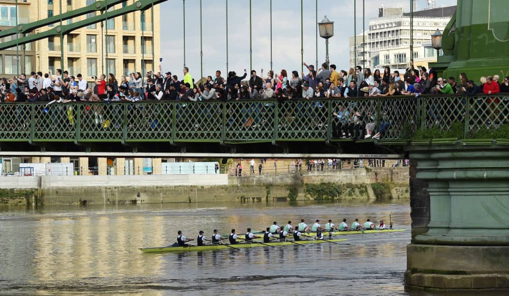 This year’s Boat Race will take place on Sunday, March 26