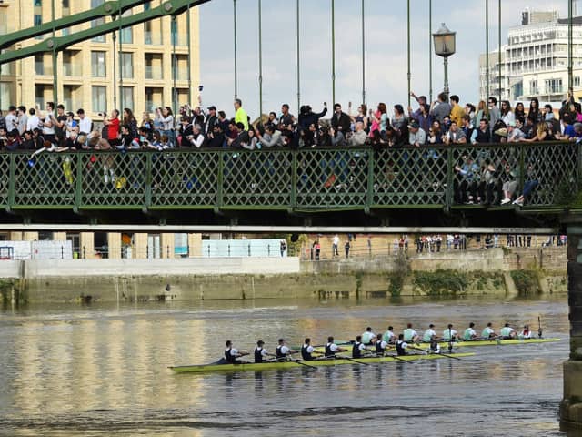 This year’s Boat Race will take place on Sunday, March 26