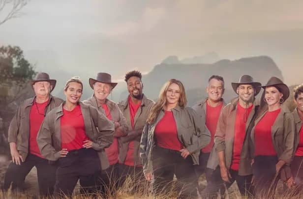 Cast of I’m a Celebrity Legend. Picture: Charlie Sperring/ ITV