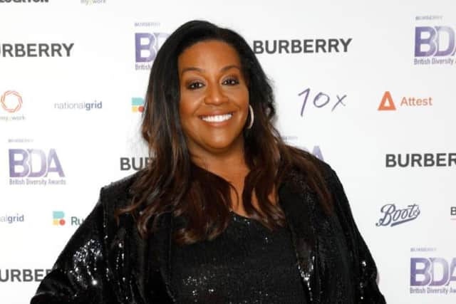 A man has been arrested on suspicion of blackmailing TV presenter Alison Hammond