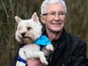  Paul O’Grady during a visit to the Battersea Brand Hatch Centre.