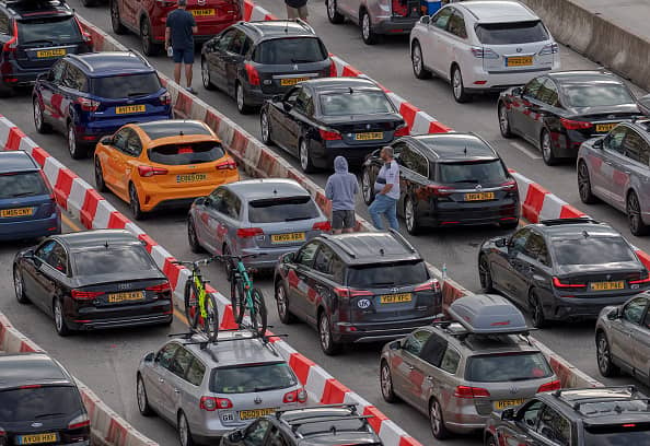 Traffic at Port of Dover (Photo by Stuart Brock/Anadolu Agency via Getty Images)