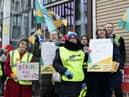 Prospect members on a picket line (Photo: Prospect)