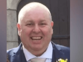 Mark Lang was struck down by his own white van, which was allegedly stolen, in Cardiff on March 28 - Credit: Family Handout