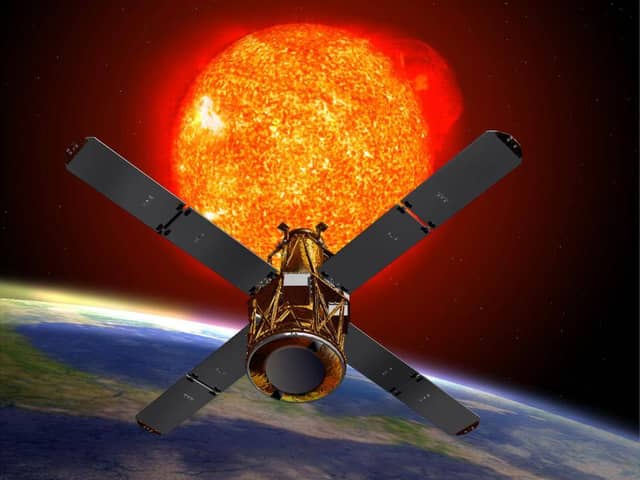A defunct satellite weighing 660 pounds is expected to crash back to Earth in the early hours of Thursday.  Picture by NASA
