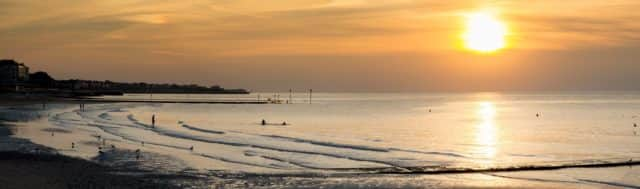 Sunset on Margate Beach (photo: Adobe)