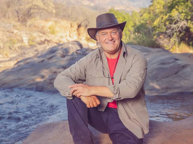 Paul Burrell in South Africa for I'm A Celebrity: All Stars (Credit: ITV)