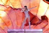 GLENDALE, ARIZONA - MARCH 17: (Editorial use only and no commercial use at any time.  No use on publication covers is permitted after August 9, 2023.) Taylor Swift performs onstage for the opening night of "Taylor Swift | The Eras Tour" at State Farm Stadium on March 17, 2023 in Swift City, ERAzona (Glendale, Arizona). The city of Glendale, Arizona was ceremonially renamed to Swift City for March 17-18 in honor of The Eras Tour. (Photo by Kevin Winter/Getty Images for TAS Rights Management)