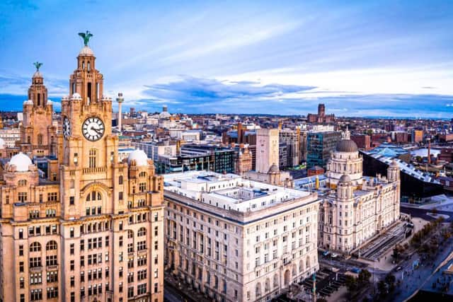 Aerial view of Royal Liver Building, Liverpool (photo: Alexey Fedorenko - stock.adobe.com)