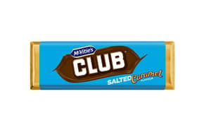 The iconic Club biscuit has been given a salted caramel twist (Photo: McVitie’s)