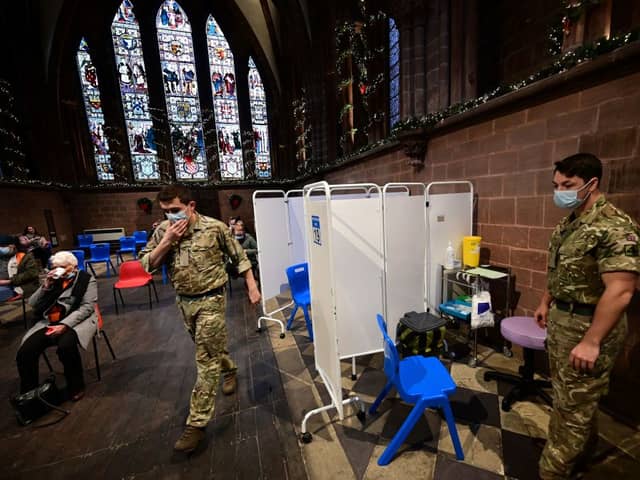 Troops to be deployed in London to help NHS amid staff shortages (Photo by PAUL ELLIS/AFP via Getty Images)