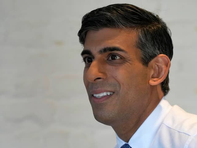 Prime minister Rishi Sunak