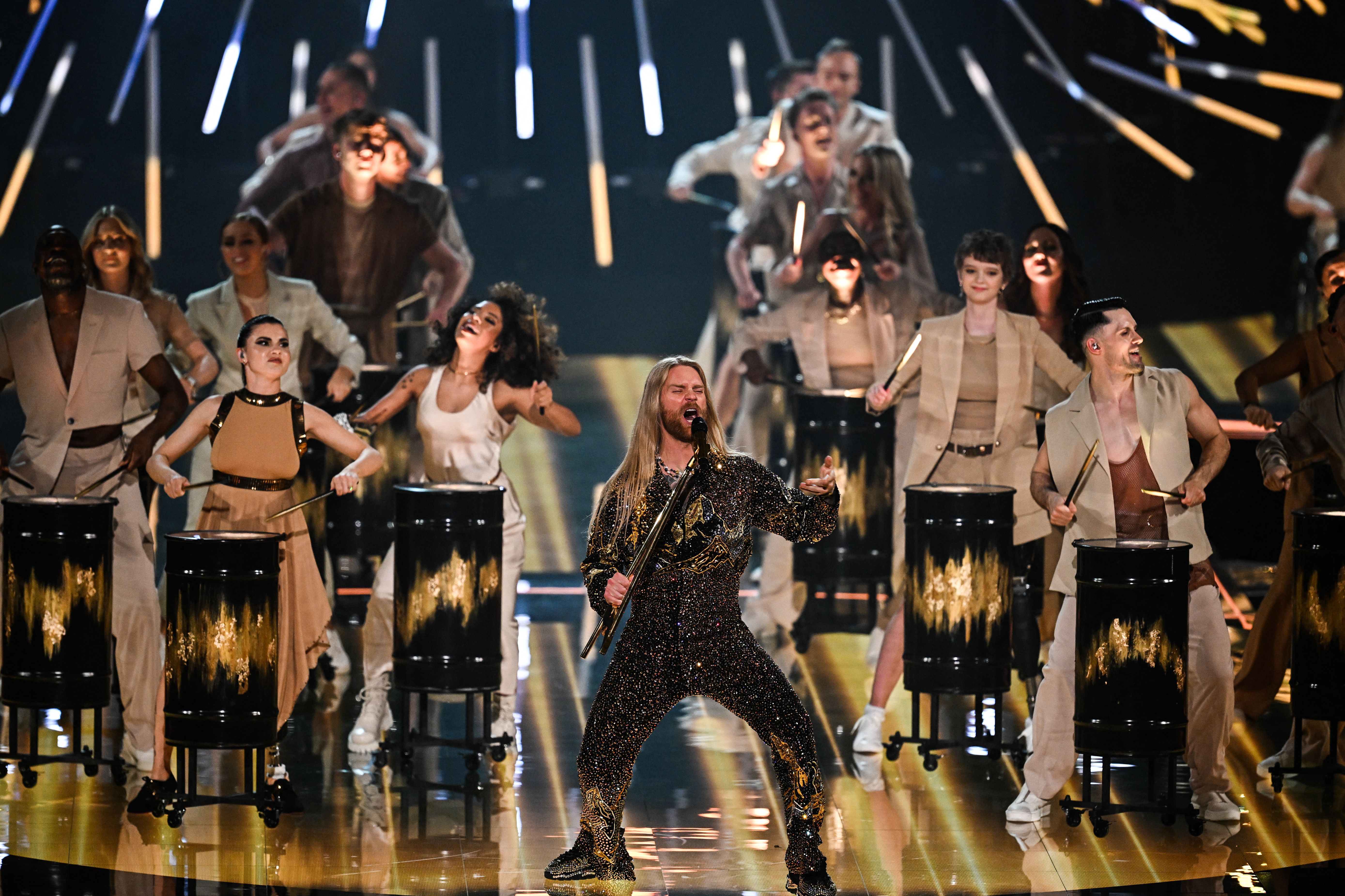 Queen legend Roger Taylor joins Sam Ryder at Eurovision