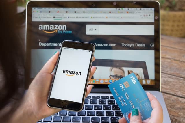 Amazon shopper and credit card