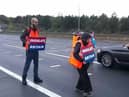 Insulate Britain: protesters decide to change tactics and walk towards oncoming traffic on M25 motorway (Photo: Insulate Britain)