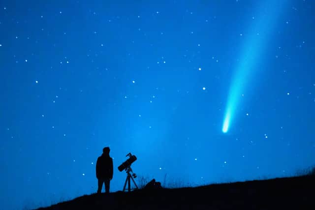 Meteor showers occur when the earth passes through a comet’s trail (image: Shutterstock)