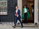 Matt Hancock seen leaving No 10 with Gina Coladangelo in May (Photo: Getty)