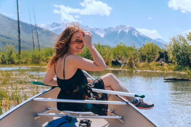 Sabina Trojanova, 29, set herself a challenge of travelling to three countries â picking her destination based off the cheapest flight she could find that day. (SWNS)