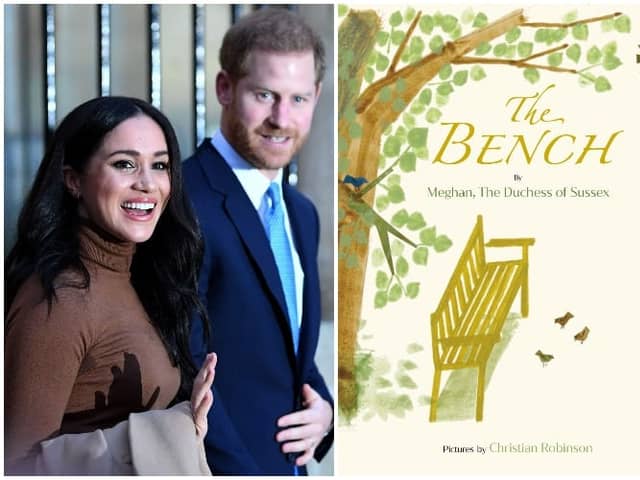 Meghan’s debut publication, called The Bench is released today (Getty Images and Penguin Random House)