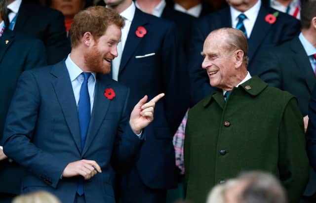 Prince Harry described his grandpa as a 'legend of banter' (Photo: Getty Images)