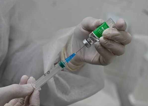 Under-30s will be offered alternative to Astrazeneca over 'very rare' blood clot concern (Photo by GENYA SAVILOV/AFP via Getty Images)