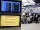 Strike action by French air traffic control staff are expected to impact flights. (Photo credit should read FRED DUFOUR/AFP via Getty Images)