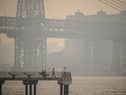 The New York city skyline and east river shrouded in smoke in Brooklyn as smoke from the hundreds of wildfires blazing in eastern Canada drifted south (Photo: Getty Images)