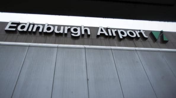 A Delta flight from Edinburgh to New York was cancelled after a 61-year-old crew member was arrested. (Photo credit should read Derek Blair/AFP via Getty Images)