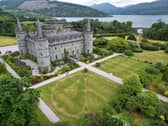 The current owners had never seen the pattern on the formal lawns before.