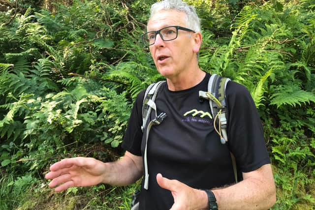 Local guide Peter Rafferty knows the Mournes and their forests like the back of his hand (Photo: Amber Allott)